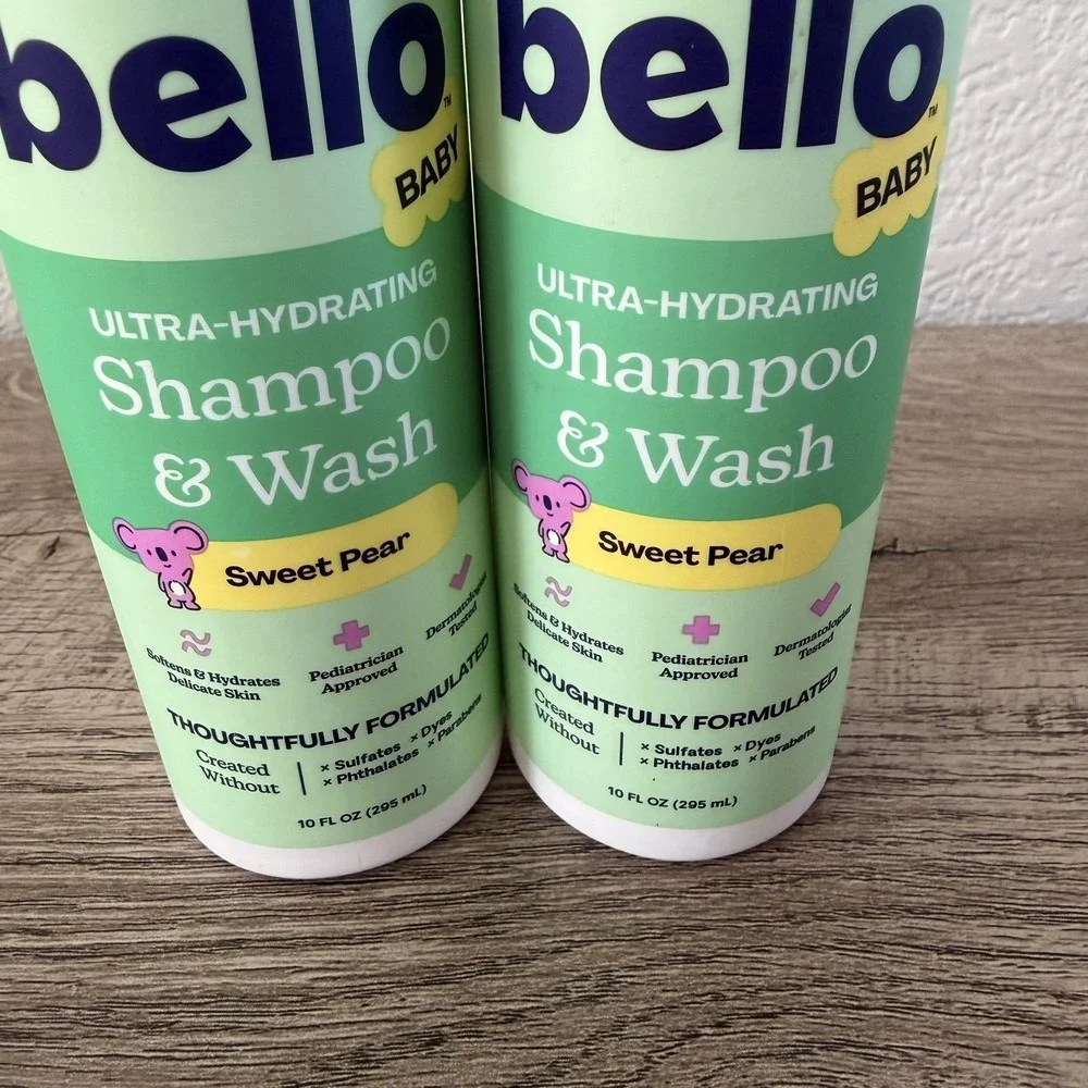 Hello Bello Baby Shampoo & Body Wash‎ Sweet Pear 10oz - Lot Of 2- New